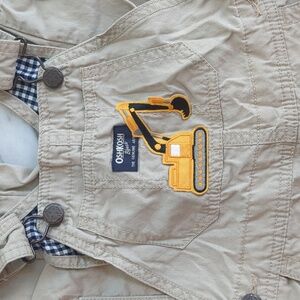 EUC osh kosh overalls with excavator